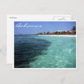 Carte Postale eaux cristallines de bahamas (Devant / Derrière)