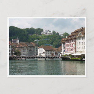 Carte Postale eaux de la lucerne