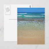 Carte Postale Eaux de plage calmes (Devant / Derrière)