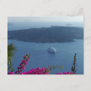 Carte Postale Eaux de Santorin