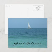 Carte Postale eaux des grands bahamas (Devant / Derrière)