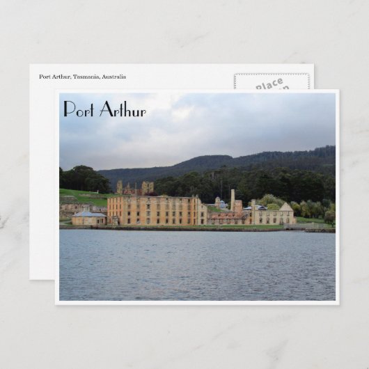 Carte Postale eaux du port d'arthur (Devant / Derrière)