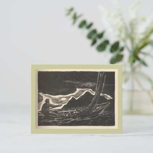 Carte Postale Eaux inconnues (Debout devant)