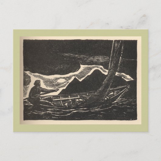 Carte Postale Eaux inconnues (Devant)