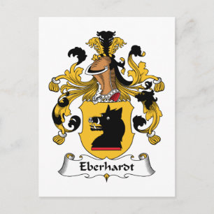 Carte Postale Eberhardt Family Crest