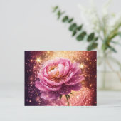 Carte Postale Éblouissant rose Étincelle (Debout devant)