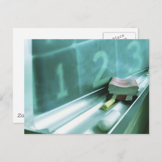 Carte Postale Écart de tableau noir (Devant / Derrière)