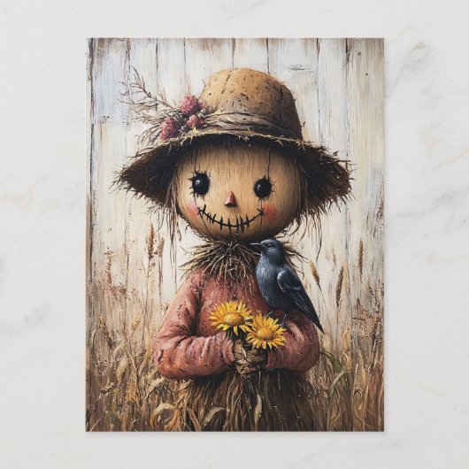 Carte Postale Écarteur lunaire tenant des tournesols (Devant)