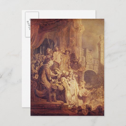 Carte Postale Ecce homo, 1634 (Devant / Derrière)