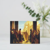 Carte Postale Ecce homo - Antonio Ciseri (Debout devant)