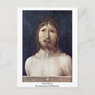 Carte Postale ecce homo D'Antonello Da Messina