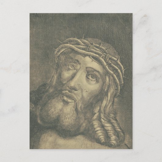 Carte Postale Ecce homo Sainte Face de Jésus (Devant)