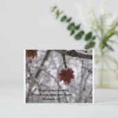 Carte Postale Ecclesiaste 3:1 (Debout devant)