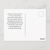 Carte Postale Ecclésiaste 3 11 Il Met l'éternité dans le coeur d (Dos)