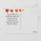 Carte Postale Ecclesiastes 3:1 À tout il y a une saison, (Dos)