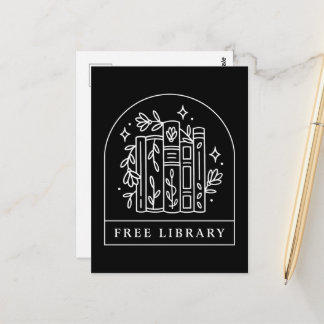 Carte Postale Échange de livres de bibliothèque gratuits