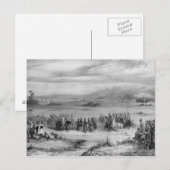 Carte Postale Échange de prisonniers par l'évêque d'Alger (Devant / Derrière)