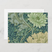 Carte Postale Échantillon de motif de papier peint avec le (Devant / Derrière)