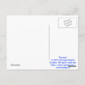 Carte Postale Échapper (Dos)