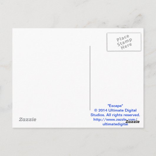 Carte Postale Échapper (Dos)