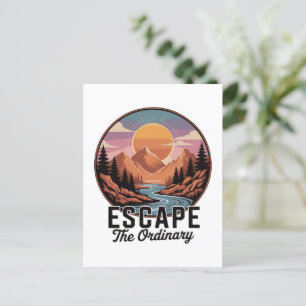 Carte Postale Échapper à l'ordinaire - Nature Aventure