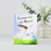 Carte Postale Échappez À La Course Au Rat ! (Debout devant)