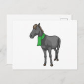 Carte Postale Écharpe de cheval (Devant / Derrière)