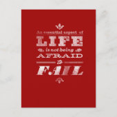 Carte Postale Échec (Devant)