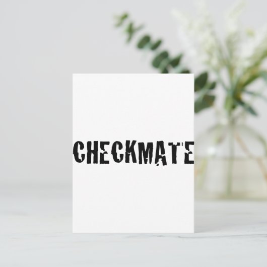 Carte Postale échec du matchs (Debout devant)