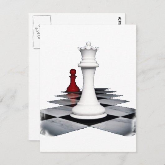 Carte Postale Échecs (Devant / Derrière)