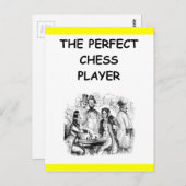 Carte Postale échecs (Devant / Derrière)