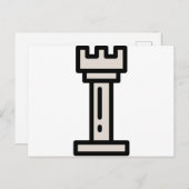 Carte Postale échecs (Devant / Derrière)