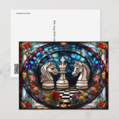 Carte Postale Échecs (Devant / Derrière)