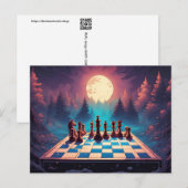 Carte Postale Échecs 1026 (Devant / Derrière)