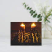 Carte postale "Échecs aux chandelles" (Debout devant)
