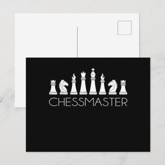 Carte Postale Échecs - Chessmaster (Devant / Derrière)