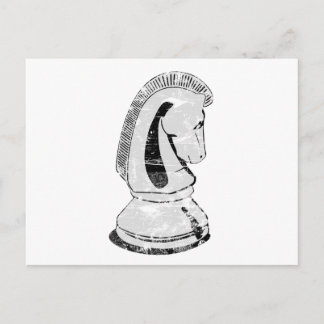 Carte Postale échecs - chevalier