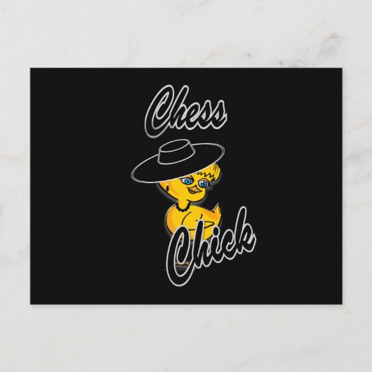 Carte Postale Échecs Chick #4 (Devant)