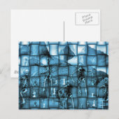 Carte Postale Échecs de squelette (Devant / Derrière)