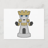 Carte Postale Échecs Pièce Rook Échecs (Devant)