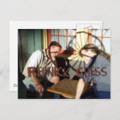 Carte Postale Échecs Redneck (Devant / Derrière)