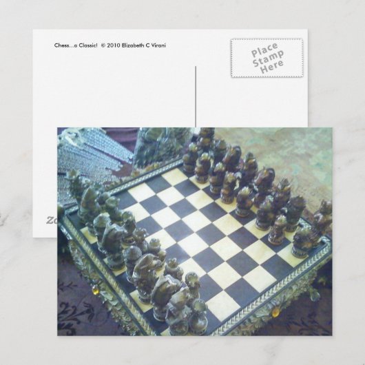 Carte Postale Échecs...un classique ! (Devant / Derrière)