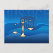 Carte Postale Échelles de justice (Devant)