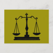 Carte Postale Échelles De Justice (Devant)