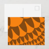 Carte Postale Échelles marron et orange (Devant / Derrière)