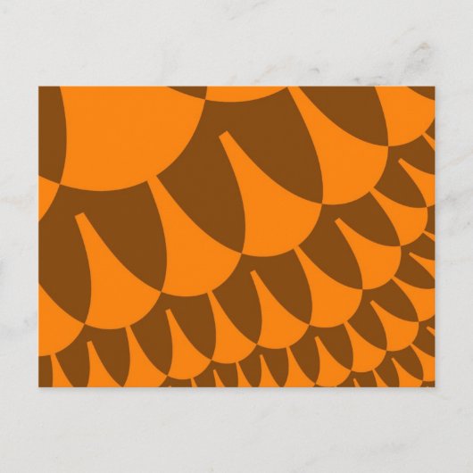 Carte Postale Échelles marron et orange (Devant)