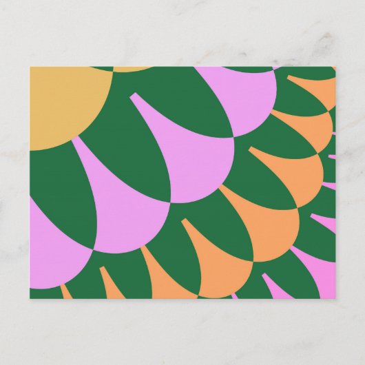 Carte Postale Echelles orange et verte (Devant)