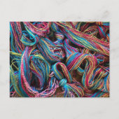 Carte Postale Écheveau de fils (Devant)