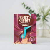 Carte Postale Echidna Chasm dessin animé affiche de voyage (Debout devant)