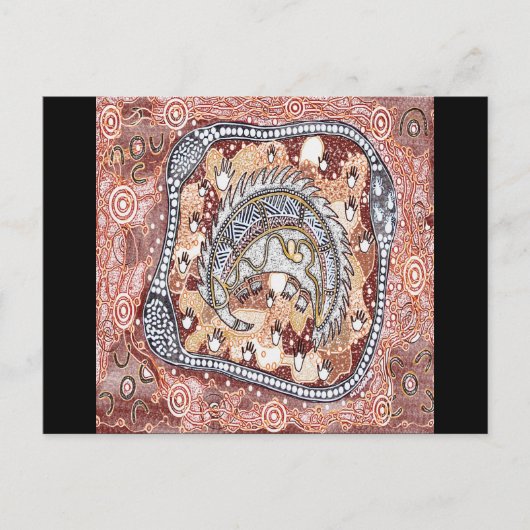 Carte Postale Echidna Dreaming (Devant)